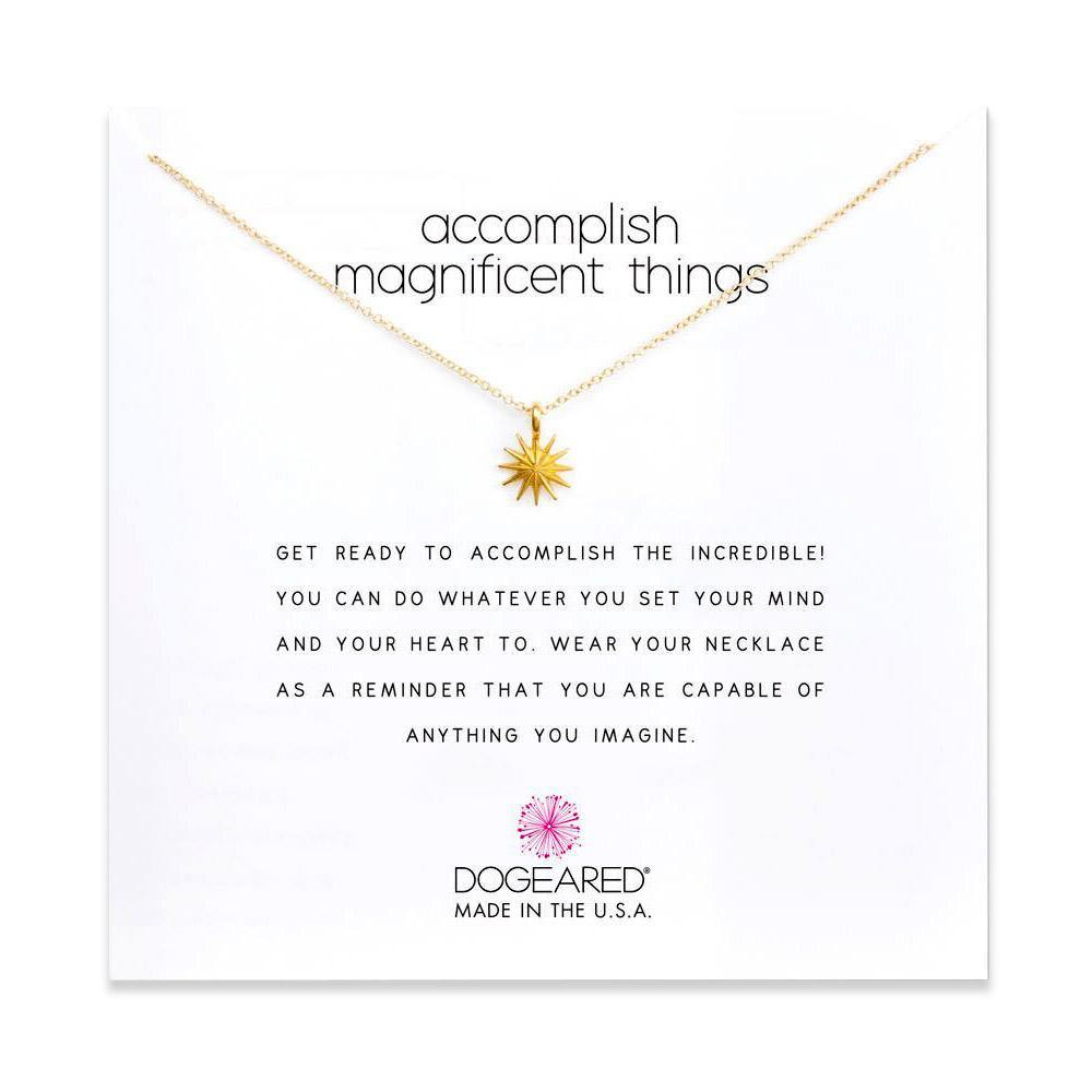Accomplish Magnificent Things Necklace